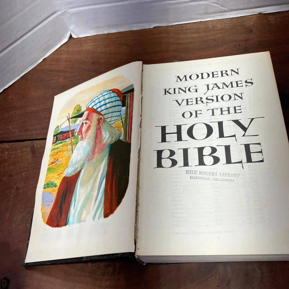 Modern King James Version Holy Bible Jay P. Green 1962 First Edition Illustrated